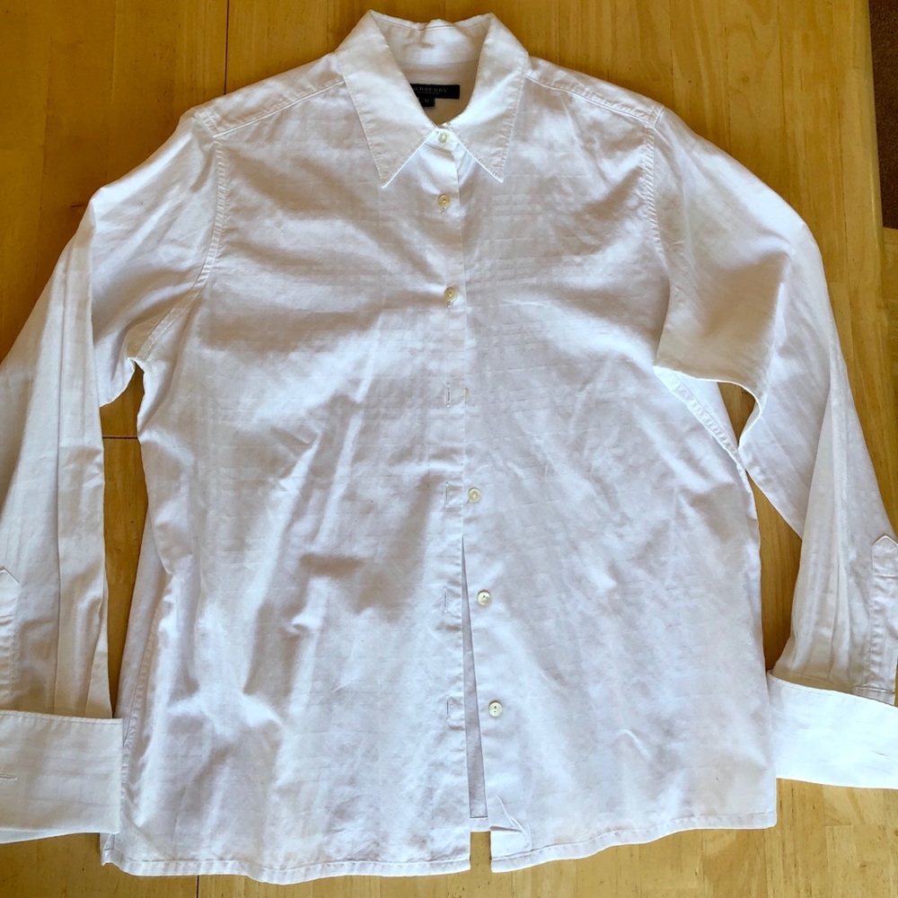 Burberry button down blouse